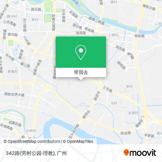 342路(劳村公园-理教)地图