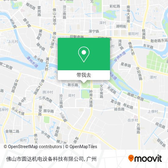 佛山市圆达机电设备科技有限公司地图