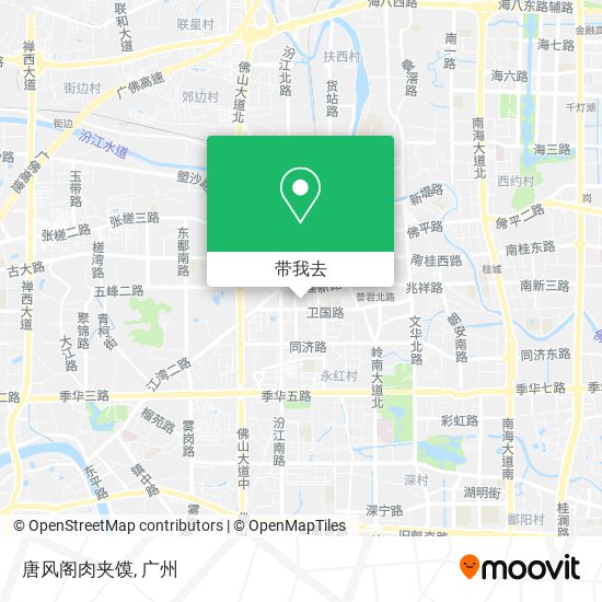 唐风阁肉夹馍地图