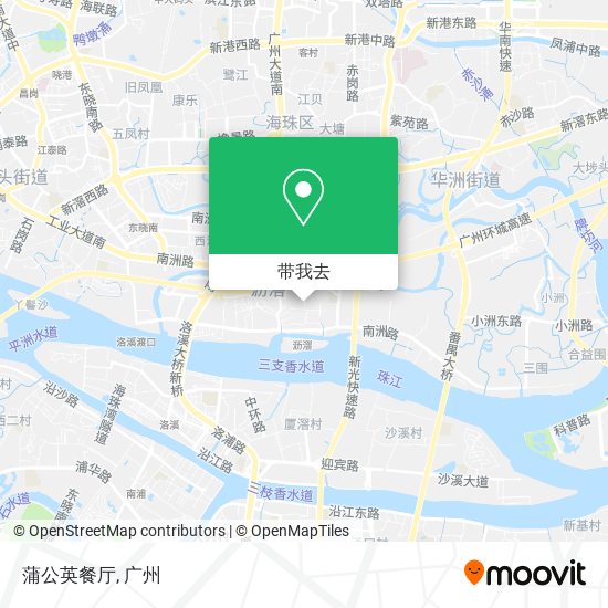 蒲公英餐厅地图