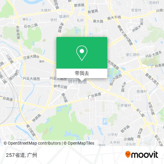 257省道地图