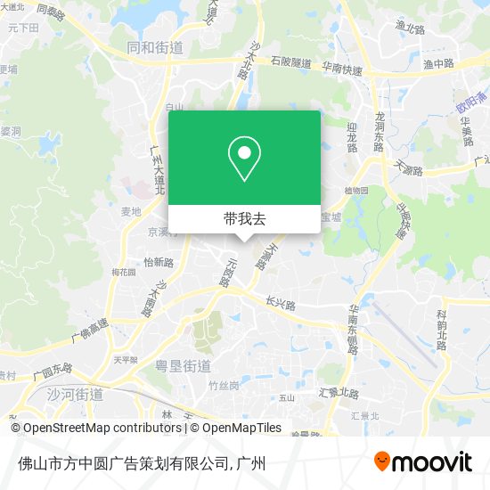 佛山市方中圆广告策划有限公司地图