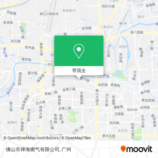 佛山市禅海燃气有限公司地图