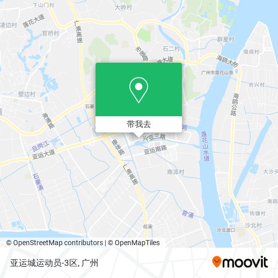 亚运城运动员-3区地图