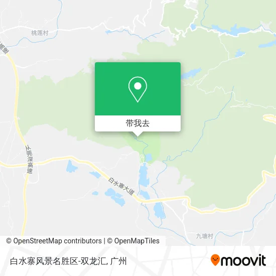 白水寨风景名胜区-双龙汇地图