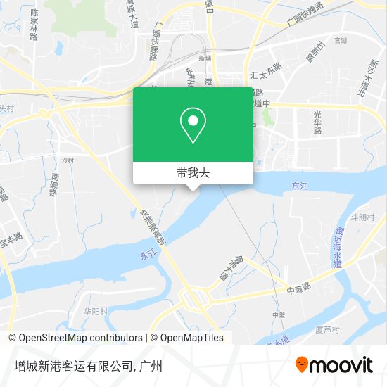 增城新港客运有限公司地图