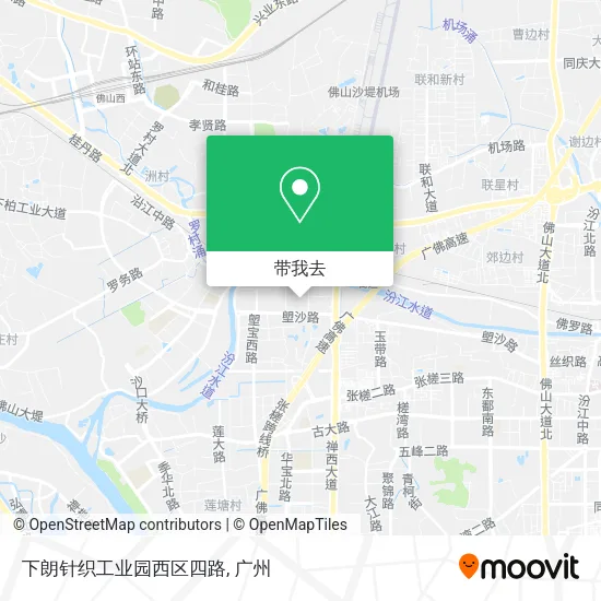 下朗针织工业园西区四路地图