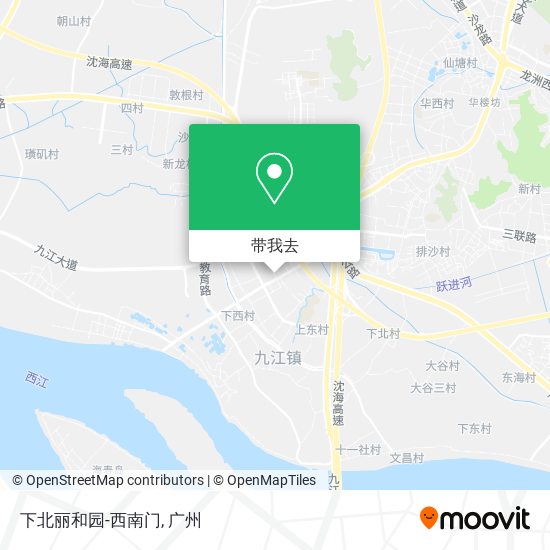 下北丽和园-西南门地图