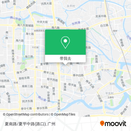 夏南路/夏平中路(路口)地图