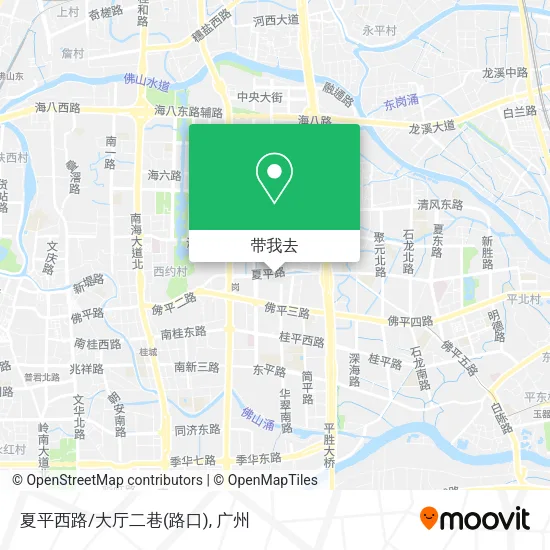 夏平西路/大厅二巷(路口)地图