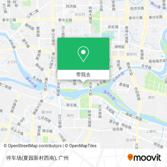停车场(夏园新村西南)地图