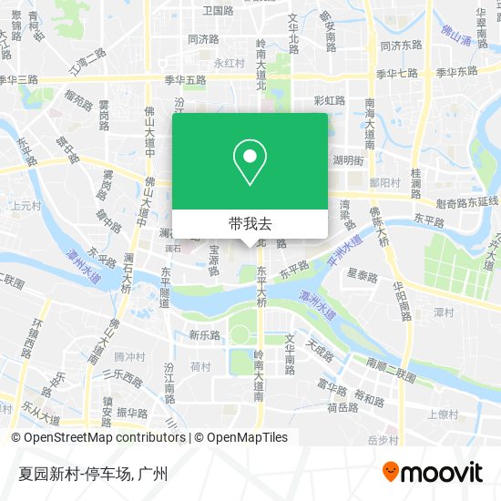 夏园新村-停车场地图