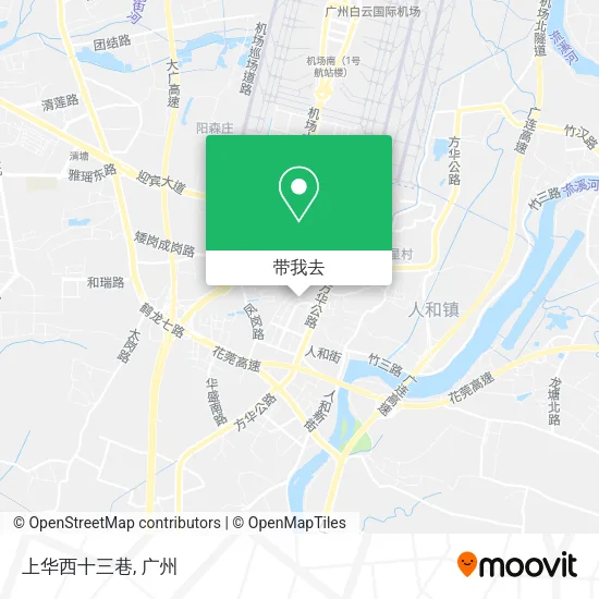 上华西十三巷地图