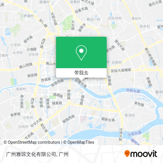 广州雅琼文化有限公司地图