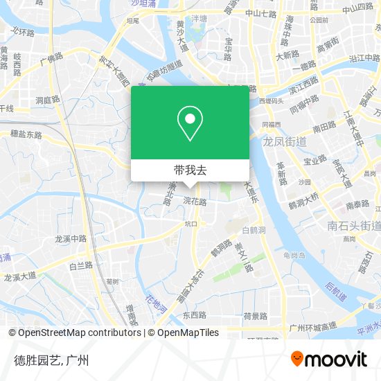 德胜园艺地图