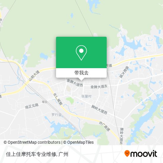 佳上佳摩托车专业维修地图