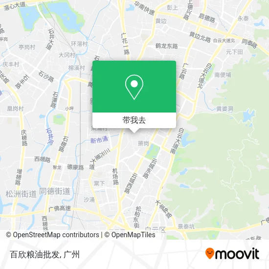 百欣粮油批发地图