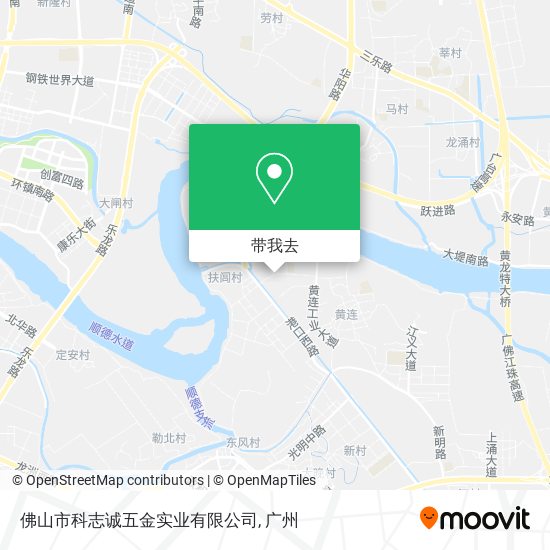 佛山市科志诚五金实业有限公司地图