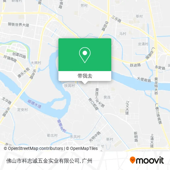 佛山市科志诚五金实业有限公司地图
