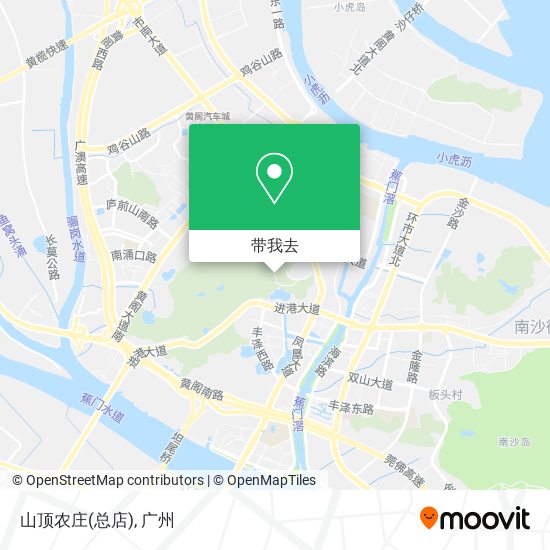山顶农庄(总店)地图
