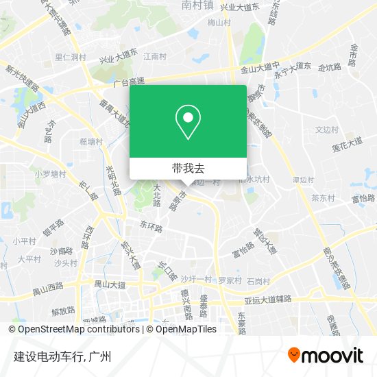 建设电动车行地图