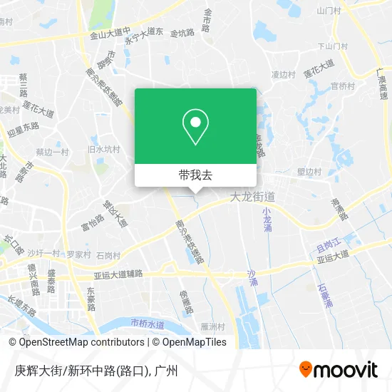 庚辉大街/新环中路(路口)地图
