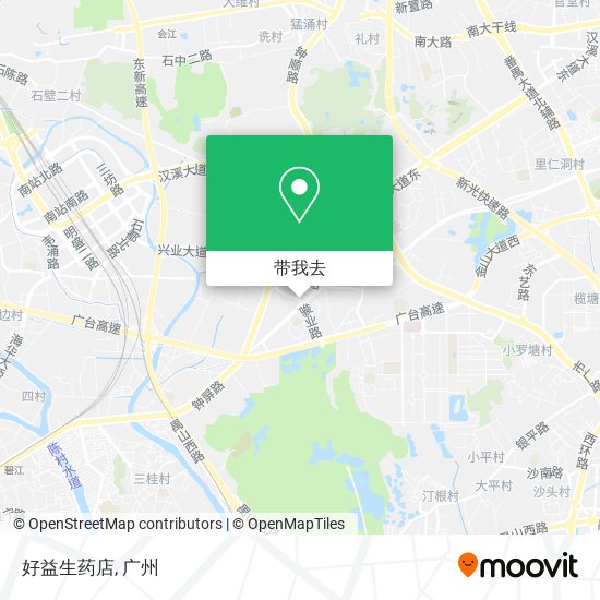 好益生药店地图