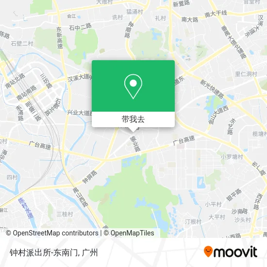 钟村派出所-东南门地图