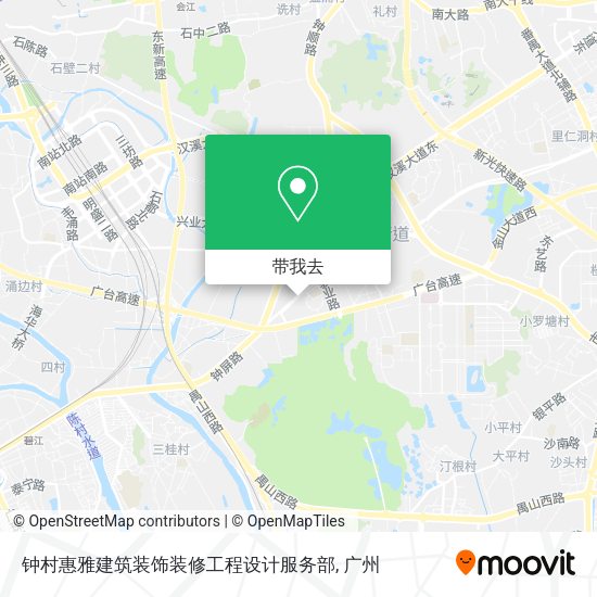 钟村惠雅建筑装饰装修工程设计服务部地图