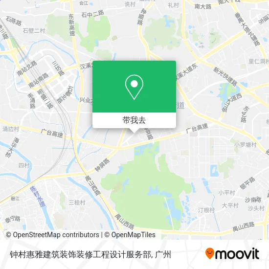钟村惠雅建筑装饰装修工程设计服务部地图