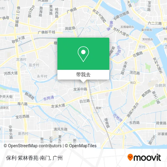 保利·紫林香苑-南门地图