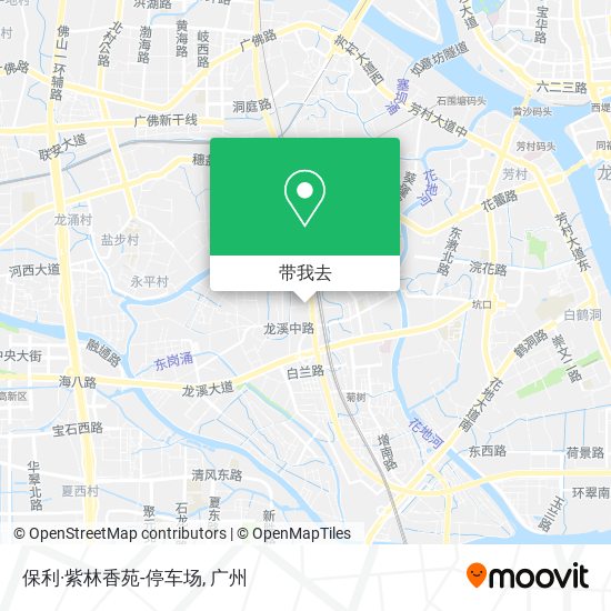 保利·紫林香苑-停车场地图