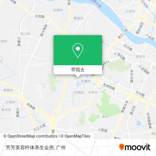 芳芳美容纤体养生会所地图