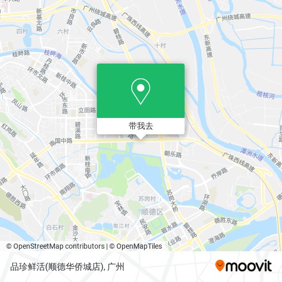 品珍鲜活(顺德华侨城店)地图