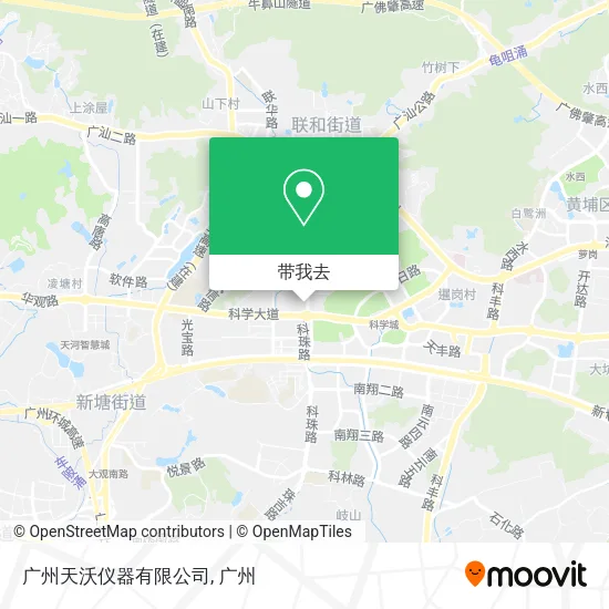 广州天沃仪器有限公司地图