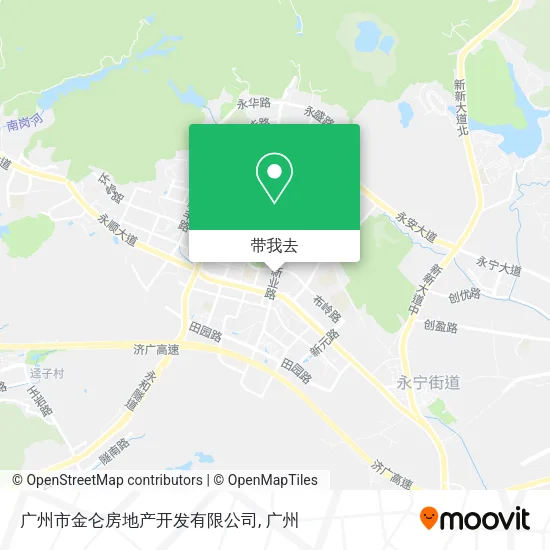 广州市金仑房地产开发有限公司地图