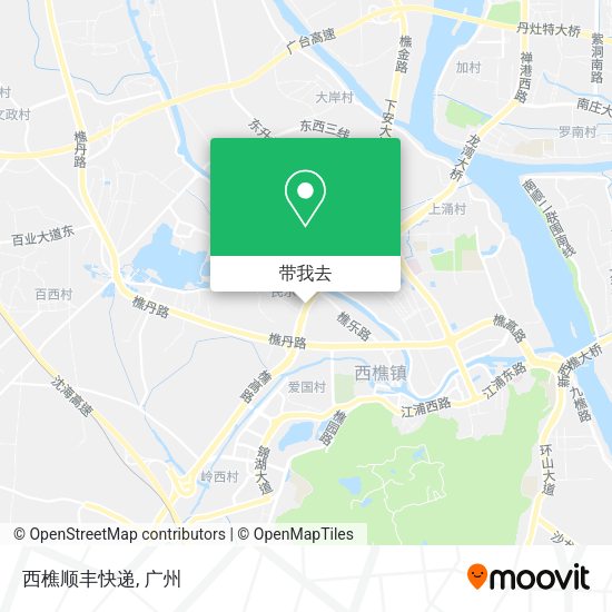 西樵顺丰快递地图