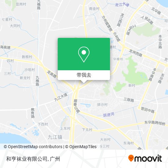 和亨袜业有限公司地图