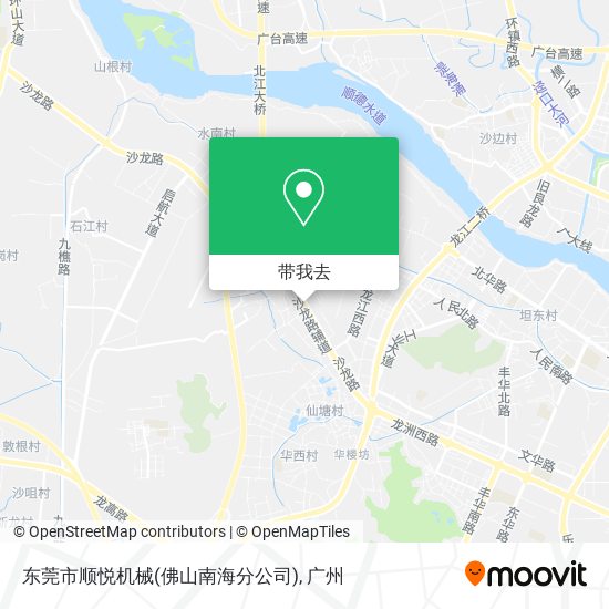 东莞市顺悦机械(佛山南海分公司)地图