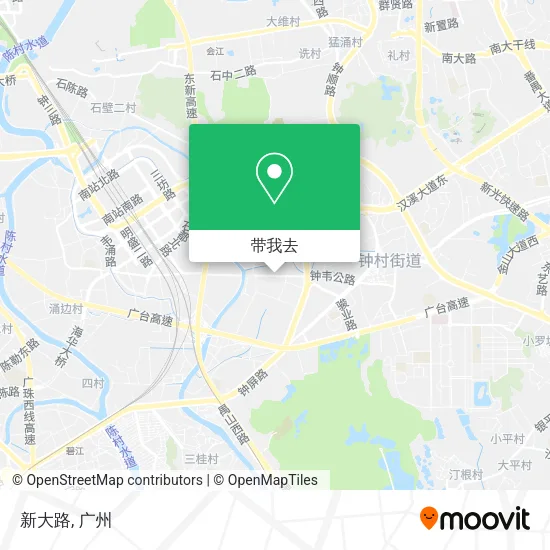 新大路地图