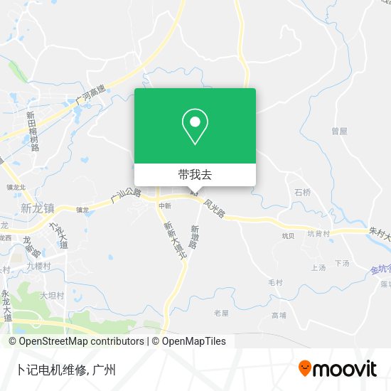 卜记电机维修地图