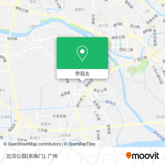 北滘公园(东南门)地图