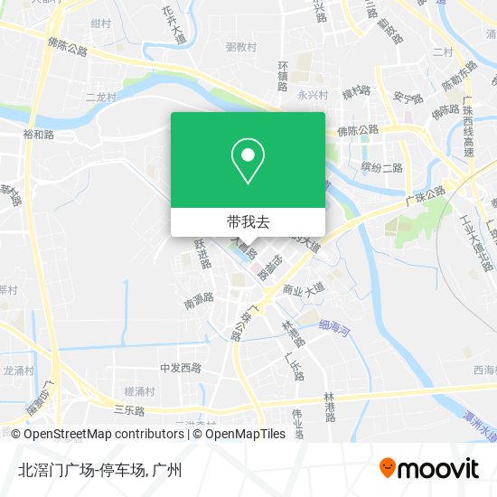 北滘门广场-停车场地图