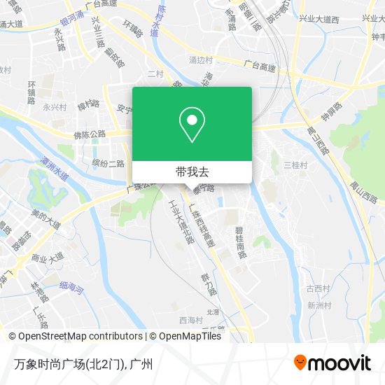 万象时尚广场(北2门)地图