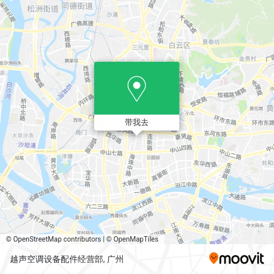 越声空调设备配件经营部地图