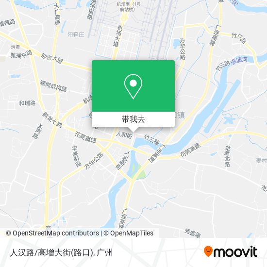 人汉路/高增大街(路口)地图