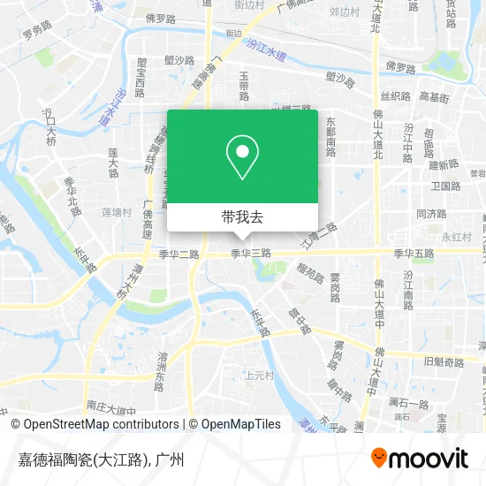 嘉德福陶瓷(大江路)地图