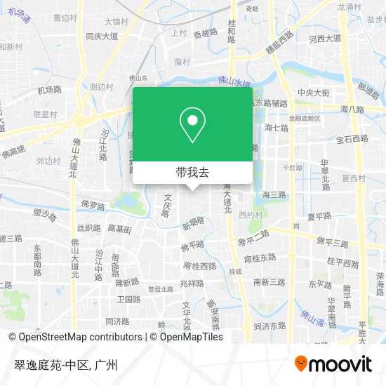 翠逸庭苑-中区地图
