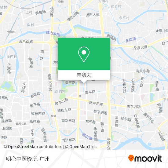 明心中医诊所地图
