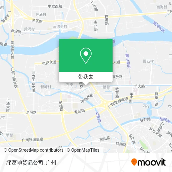 绿葛地贸易公司地图
